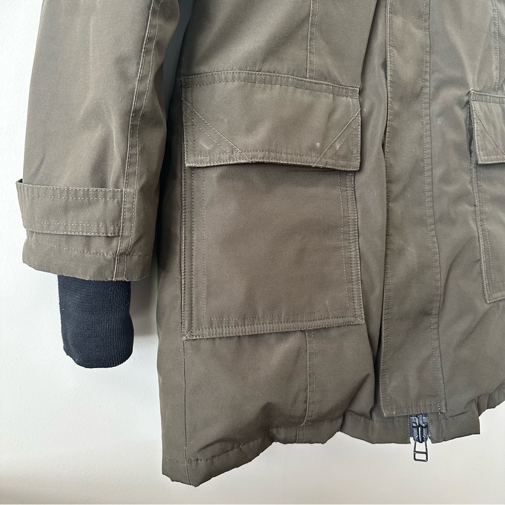 Aritzia-TNA Bancroft Parka In Dark Olive (Size: Medium) - Picture 11 of 15